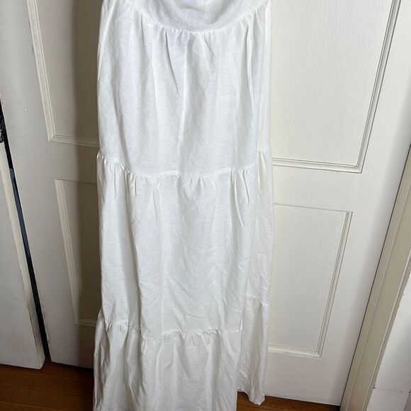 Princess Polly LINCOLN MAXI DRESS WHITE New Size 10 - Picture 9 of 11